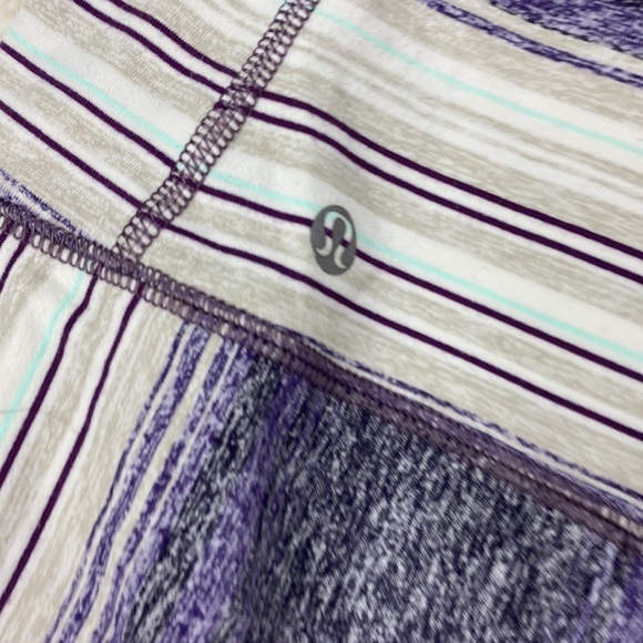 Lululemon Race Your Pace Long Sleeve Osaka Stripe Heathered - Picture 7 of 8